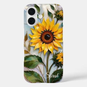 Personalized Sunflower Phone Case Floral