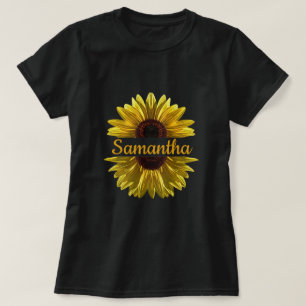 Personalized Sunflower  T-Shirt