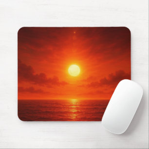 Personalized Sunset Beach Mouse Pad