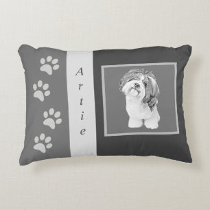 Personalized Super Cute Shih Tzu Accent Pillow