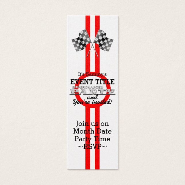 Personalized Supercharged Performance Party (Front)