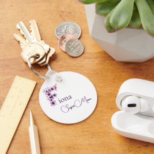Personalized SuperMom  Keychain