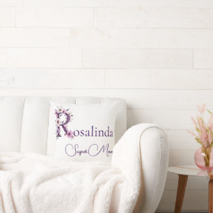 Personalized SuperMom  Throw Pillow