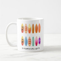 Personalized Surfboards Mug