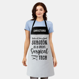 Personalized Surgical Tech   Surgical Technologist Apron