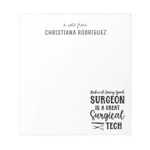 Personalized Surgical Tech   Surgical Technologist Notepad