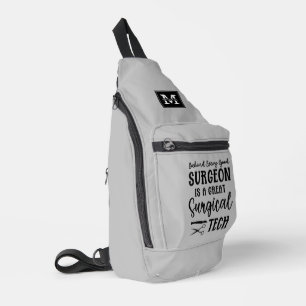 Personalized Surgical Tech   Surgical Technologist Sling Bag