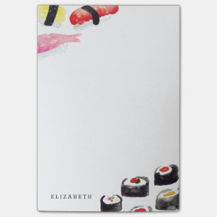 Personalized Sushi Post-it Notes