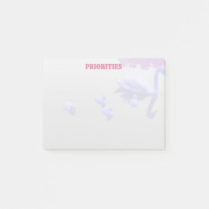 Personalized Swan Lake Post-it Notes