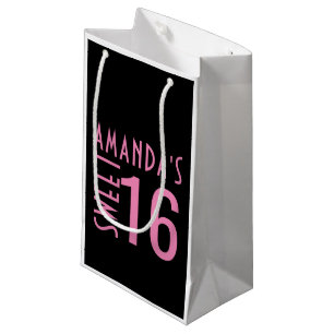 Personalized Sweet 16 Favour Bag