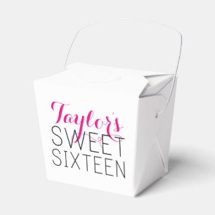 Personalized Sweet 16 Favour Box