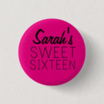 Personalized Sweet 16 Pin<br><div class="desc">Personalized Sweet 16 Pin Favour</div>