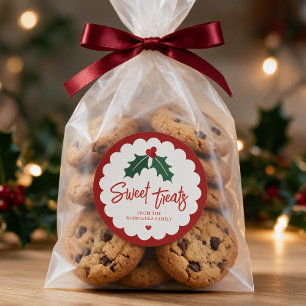 Personalized Sweet Baked Christmas Baking Sticker