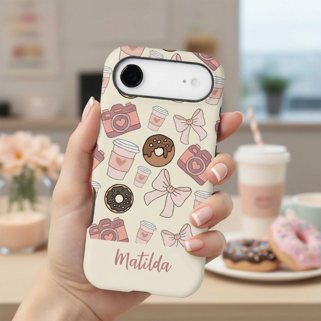 Personalized Sweet Coffee & Doughnuts Pattern (Creator Uploaded)