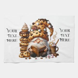 Personalized Sweet Gnome Kitchen Towel