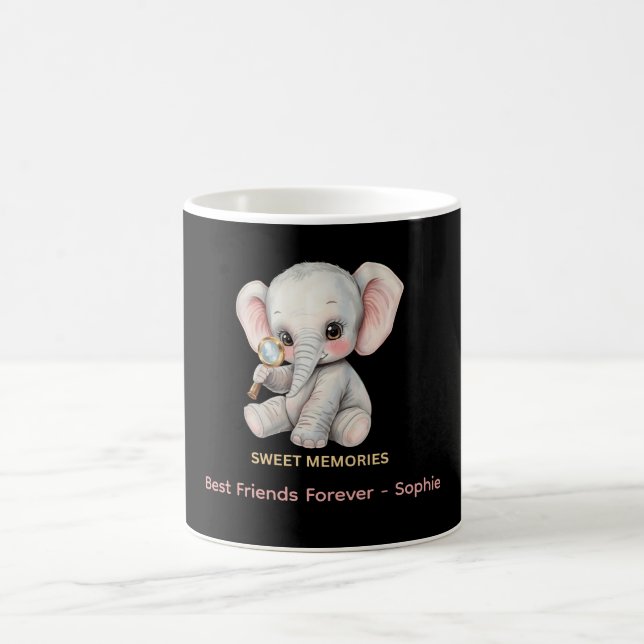 Personalized Sweet Memories Elephant Mug (Center)