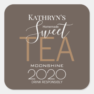 Personalized Sweet Tea Label