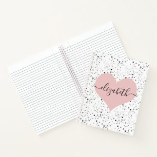Personalized sweetheart  notebook