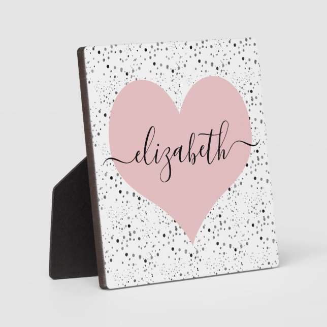 Personalized sweetheart  plaque (Front)