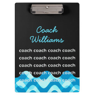 Personalized Swim Coach or Dive Coach Clipboard