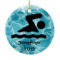 Personalized Swim Design Ornament