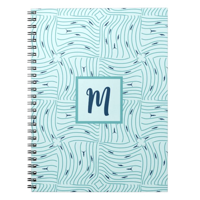 Personalized Swimming Butterfly Breaststroke Notebook (Front)