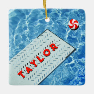 Personalized Swimming Diving Holiday Gifts Ceramic Ceramic Ornament