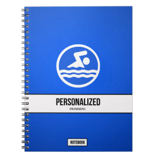 Personalized Swimming Notebook