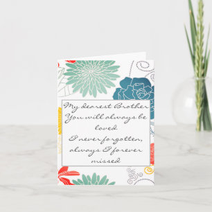 Personalized Sympathy Card