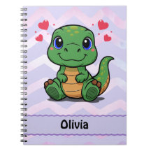 Personalized T-Rex Dinosaur Notebook