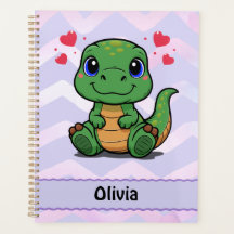 Personalized T-Rex Dinosaur Planner