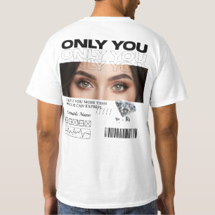 Personalized T-Shirt   Custom Eyes Image & Name 