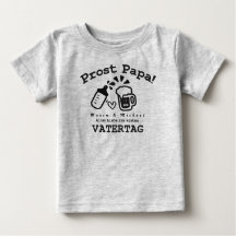 Personalized T-Shirt Dad Baby Father's Day Outfit