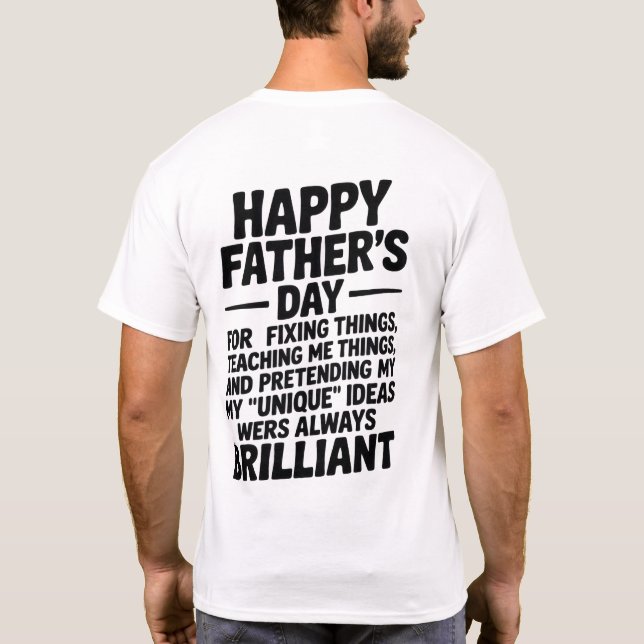 Personalized T-shirt Father's Day (Dos)