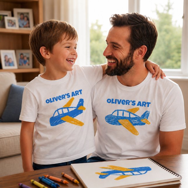 Personalized T-Shirt with Your Child’s Artwork  (Creator Uploaded)