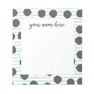 Personalized Table Tennis Notepad