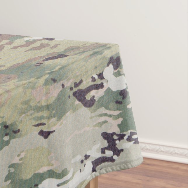 Personalized Tablecloth Army OCP Camo Uniform Camo (In Situ)