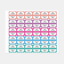 Personalized Tabs Divider Organizer Sticker Labels