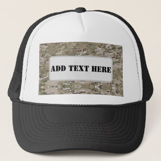 Personalized Tactical Military Camo Trucker Hat