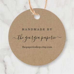 Personalized Tag for Handmade Items