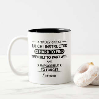 Personalized Tai Chi Instructor Two-Tone Coffee Mug