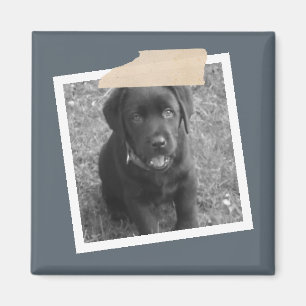 Personalized Tape and Photo Frame Design Magnet