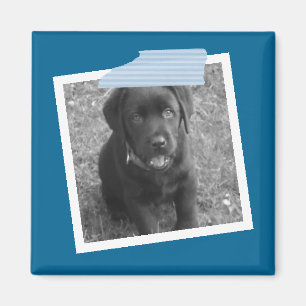 Personalized Tape and Photo Frame Design Magnet