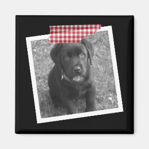 Personalized Tape and Photo Frame Design Magnet