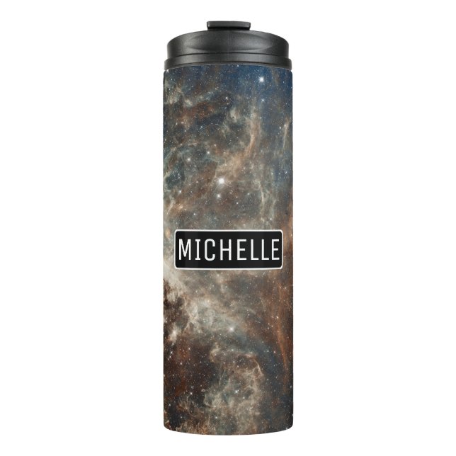 Personalized Tarantula Nebulae Thermal Tumbler (Front)