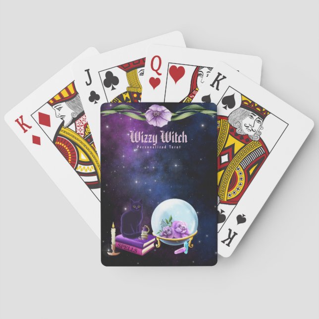 Personalized Tarot Cards using Plain Deck Crystals (Back)