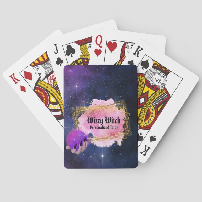 Personalized Tarot Cards using Plain Deck Crystals (Back)