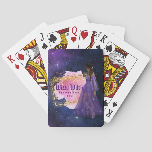 Personalized Tarot Cards using Plain Deck Crystals (Back)