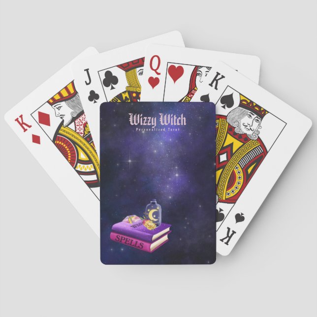 Personalized Tarot Cards using Plain Deck Crystals (Back)