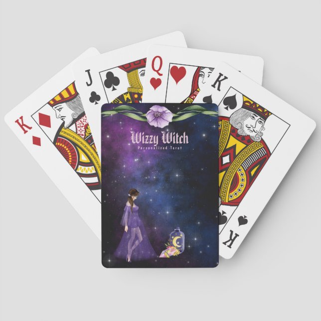 Personalized Tarot Cards using Plain Deck Crystals (Back)